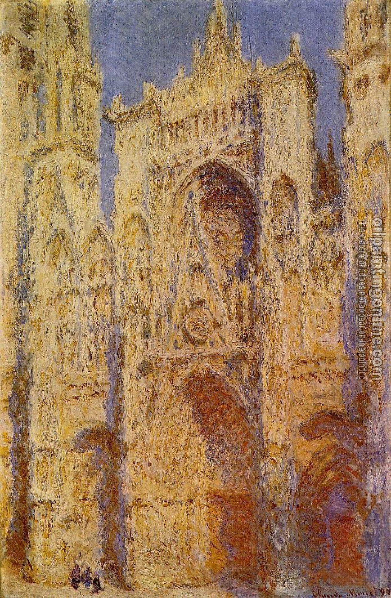 Monet, Claude Oscar - Rouen Cathedral, Sunlight Effect